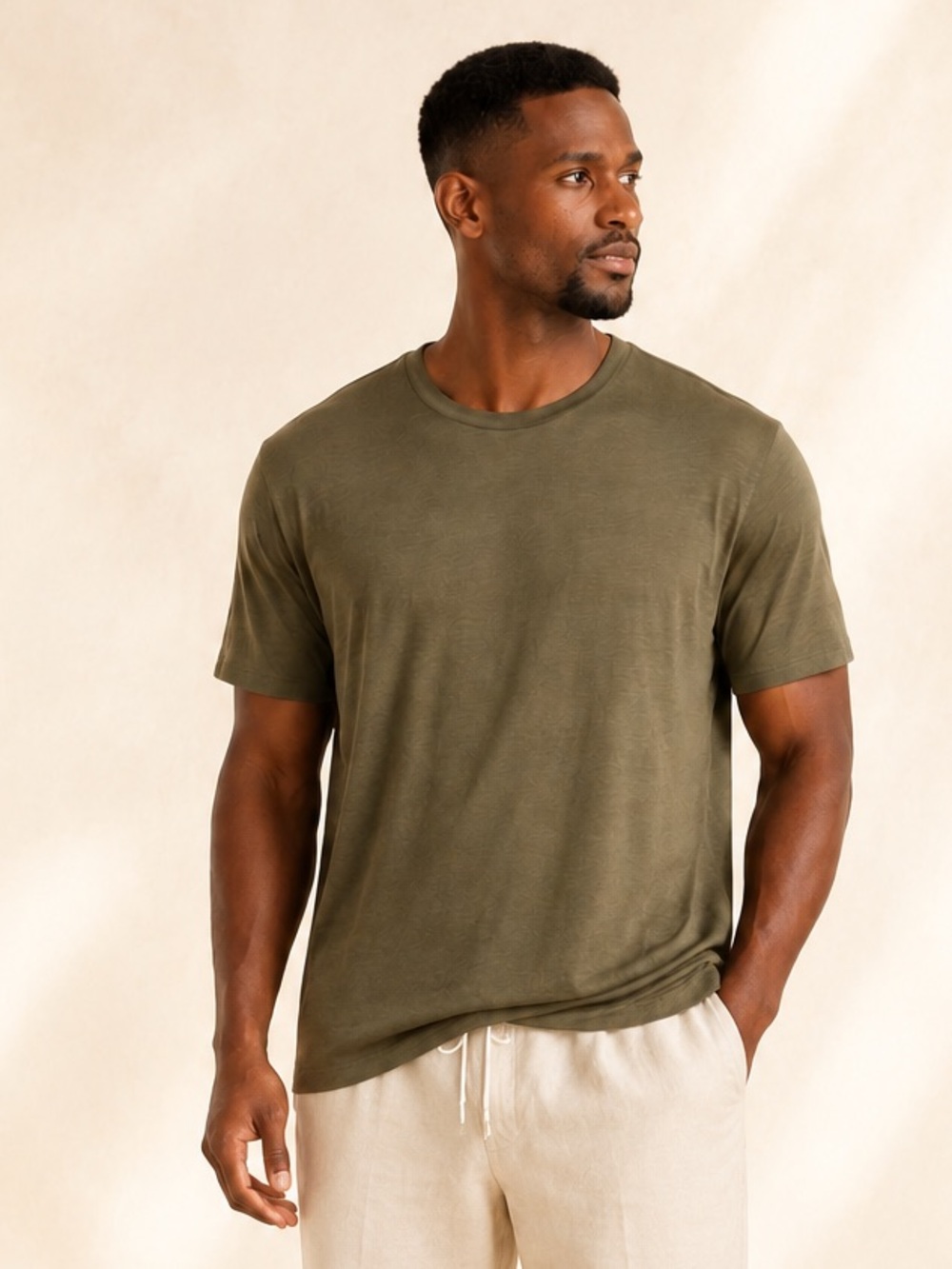 Icebreaker Merino Wool Tee Olive Minimalist Gorpcore Men Sz XL